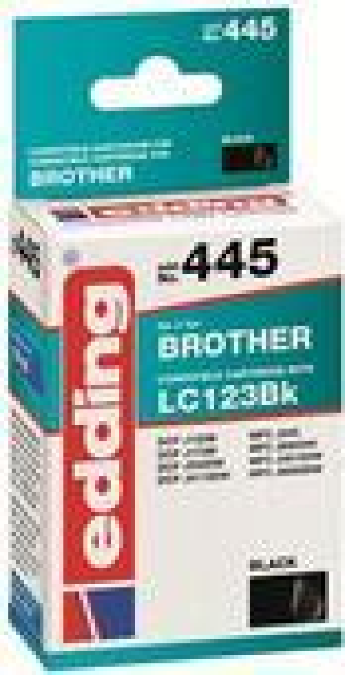 cartuccia-per-stampante-edding-EDD-445-nera-compatibile-con-Brother-LC-123BK