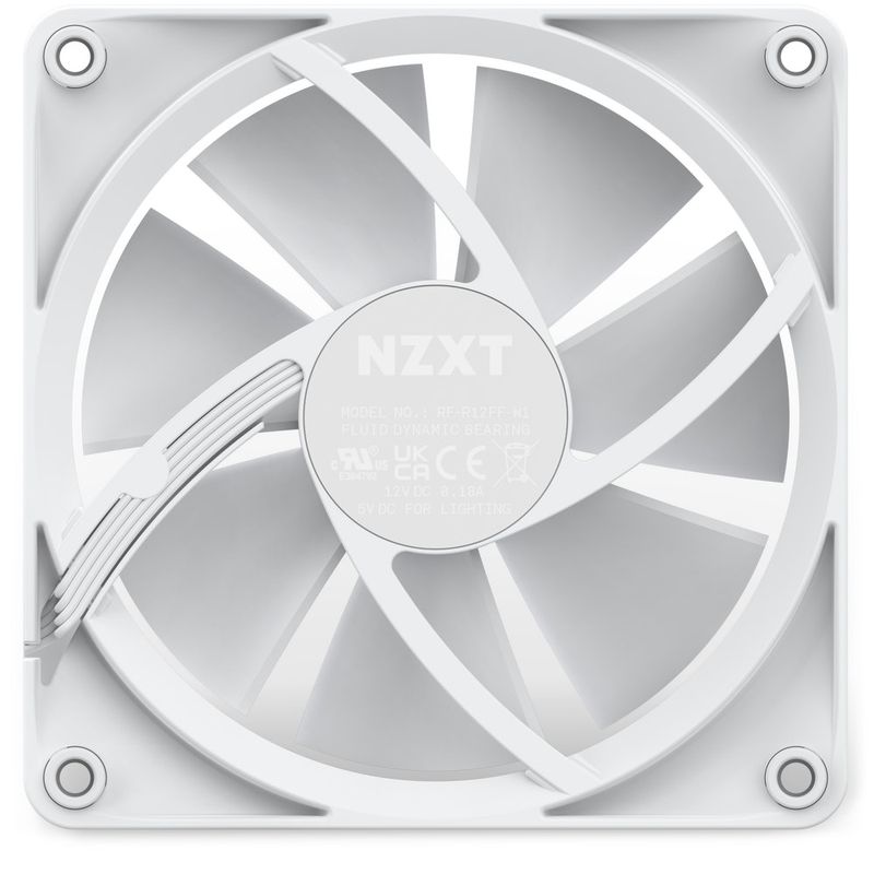 NZXT-F120-RGB-Case-per-computer-Ventilatore-12-cm-Bianco-1-pz--NZXT-F120RGB---Single-White-