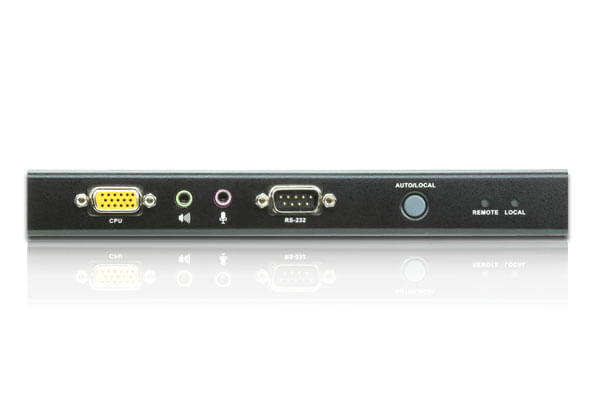 Typ-KVM-Extender--Monitor-VGA--Tastatur-Maus-USB--Audio-Lautsprecher-Mikrofon--LAN-1x-100Base-TX--Auflsung-1600x1200