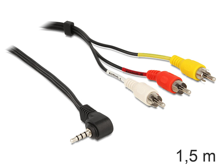 Delock-Cavo-jack-35-mm-4-pin-maschio-angolato--3-x-cinch-maschio-15-m