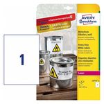 Avery Zweckform Avery L4775-8 etichetta per stampante Bianco Etichetta per stampante autoadesiva