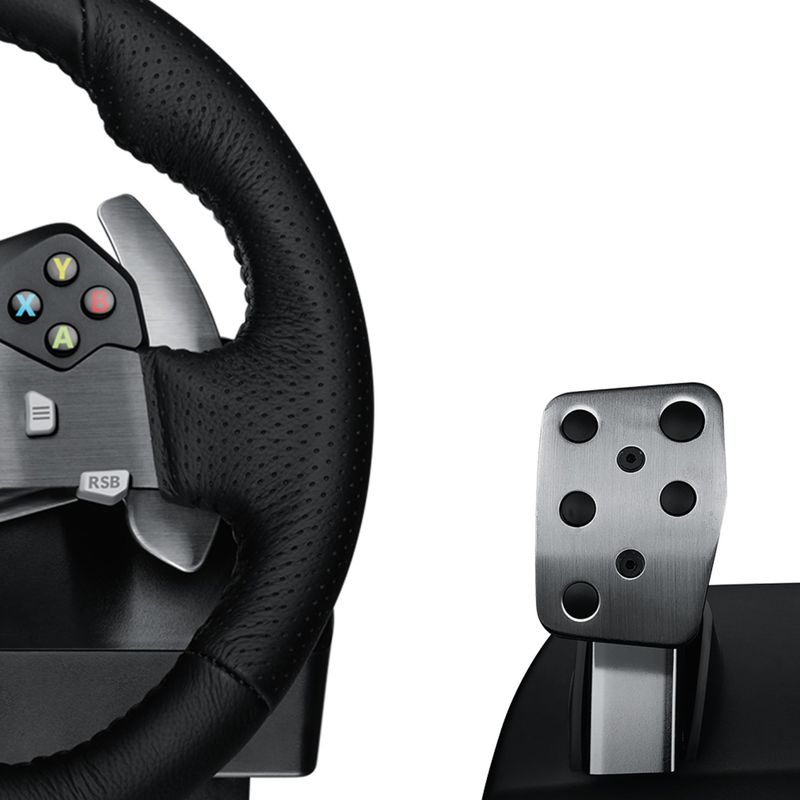 Logitech-G920-Nero-USB-2.0-Sterzo--Pedali-Xbox-One--LOGITECH-G920-DRIVING-FORCE-RACING-WHEEL-XBOX-AND-PC-