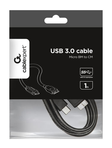 Cavo-USB-3.0-AM-Type-C-CableXpert--Micro-BM-CM--1-m-CCP-USB3-mBMCM-1M