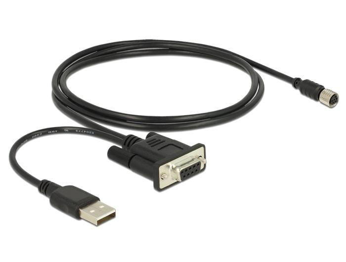 Navilock Cavo di collegamento Navilock presa M8 impermeabile  presa DB9 RS-232 12 m