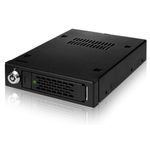 Icy Box IcyDock ToughArmor MB991SK-B - Rugged Full Metal 2.5 SATA HDD & SSD Mobile Rack for External 3.5" Drive Bay