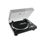 Omnitronic BD-1390 Piatto per DJ con trasmissione a cinghia Nero