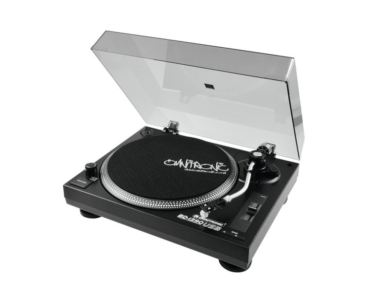 Omnitronic-BD-1390-Piatto-per-DJ-con-trasmissione-a-cinghia-Nero