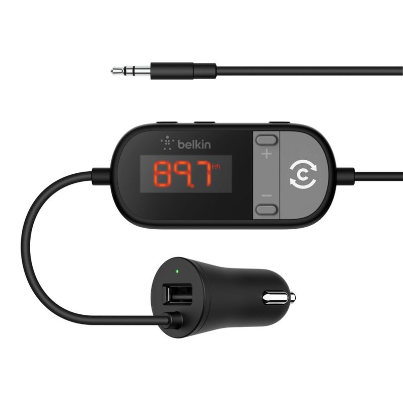 Belkin-F8Z880EA-trasmettitore-FM-3.5mm-Nero