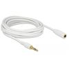 Delock-Cavo-di-prolunga-jack-da-35-mm-3-pin-maschio-a-femmina-da-5-m-bianco
