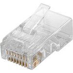 Microconnect KON503-10 cavo di collegamento RJ45 Translucent (Modular Plug CAT5e Plug 8P8C - Unshielded 10pcs in one bag