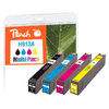 Peach-PI300-938-cartuccia-d-inchiostro-4-pz-Compatibile-Resa-standard-Nero-Ciano-Magenta-Giallo