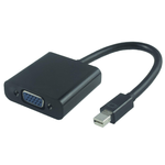 Microconnect MDPVGA2B cavo e adattatore video 0,15 m Mini DisplayPort VGA (D-Sub) Nero