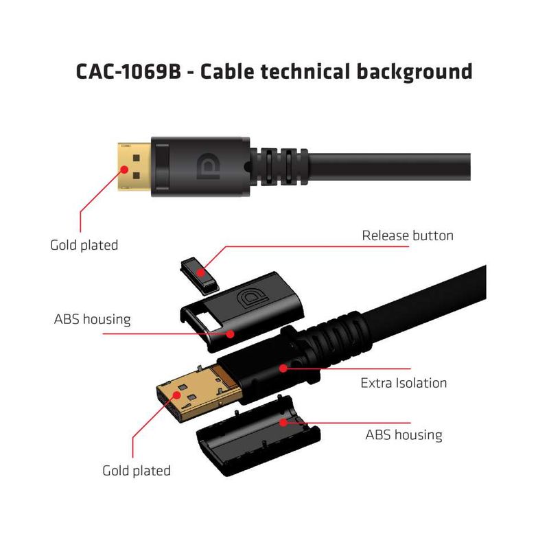 CLUB3D-DISPLAYPORT-1.4-HBR3-CABLE-MALE---MALE-4-METERS-13.12FT.8K-60HZ---24AWG----BLACK-CONNECTOR