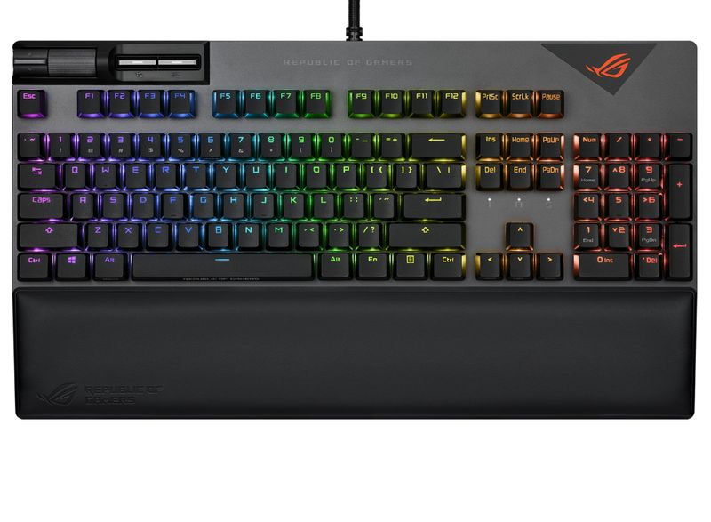 ASUS-ROG-Strix-Flare-II-tastiera-USB-QWERTY-Italiano-Nero-Grigio