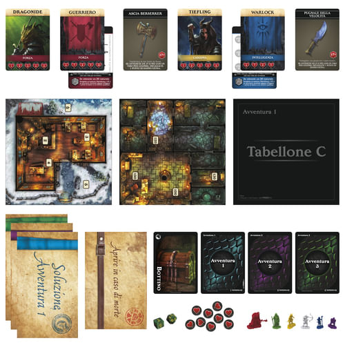 Hasbro-Gaming-Dungeons--Dragons-Caos-a-Neverwinter-un-gioco-di-misteri-ed-enigmi-in-versione-Escape-Game-gioco-da-tavolo-di-escape-room-di-DD-da-2-a-6-giocatori