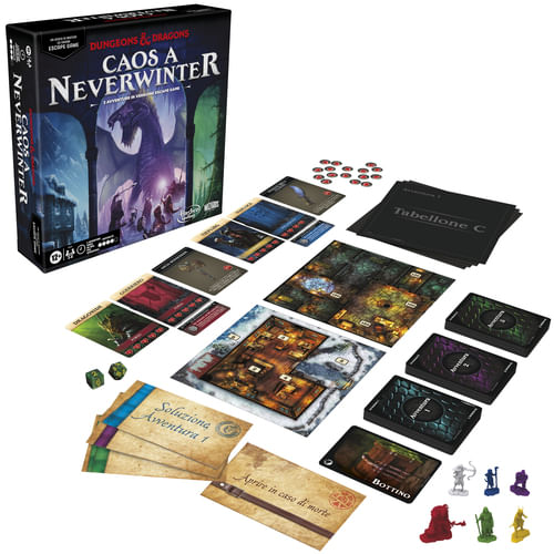 Hasbro-Gaming-Dungeons--Dragons-Caos-a-Neverwinter-un-gioco-di-misteri-ed-enigmi-in-versione-Escape-Game-gioco-da-tavolo-di-escape-room-di-DD-da-2-a-6-giocatori