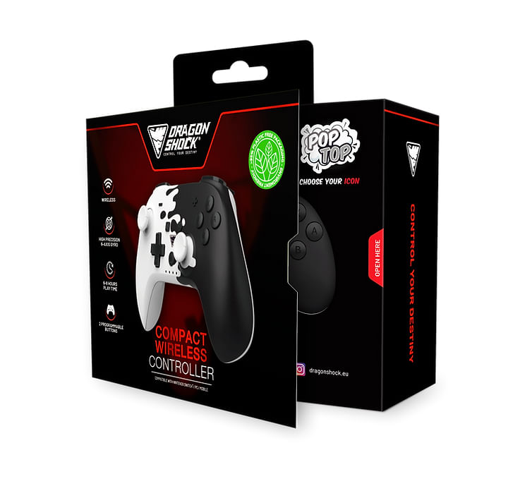 Dragon-Poptop-Wireless-Black-White-per-Nintendo-Switch