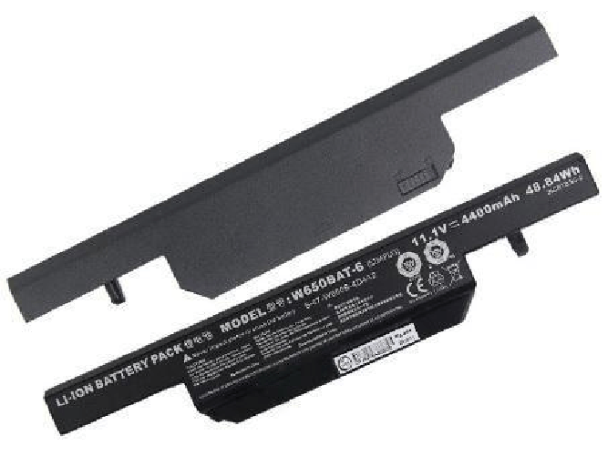 CoreParts-MBXCL-BA0007-ricambio-per-laptop-Batteria--Laptop-Battery-For-Clevo-49WH---6Cell-Li-ion-11.1V-4.4Ah---Black-49