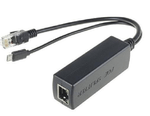 Microconnect-MC-POESPLITTER-divisore-di-rete-Nero-Supporto-Power-over-Ethernet-PoE--PoE-Splitter-5V-2.4A---Ethernet-to-R