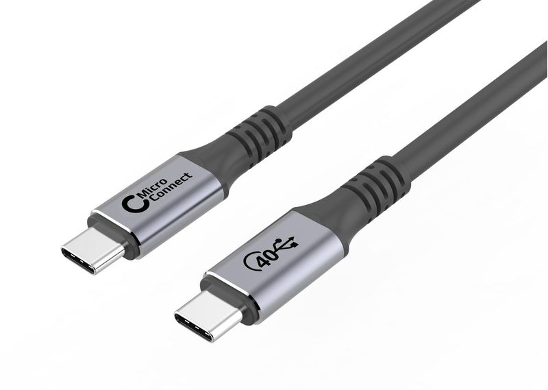 Microconnect-USB4CC1-cavo-USB-12-m-USB4-Gen-3x2-USB-C-Nero--Premium-USB4-USB-C-cable-1.2m---40Gbps-100W---Warranty-300M-