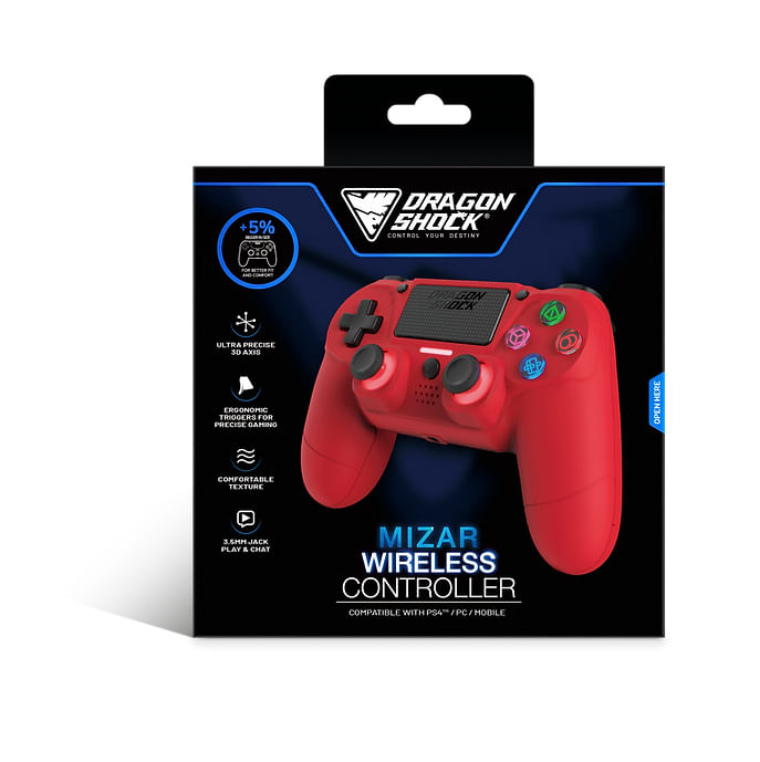 Dragon-Mizar-Wireless-Red-per-PlayStation-4