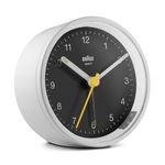 Braun BC12WB Sveglia al quarzo Nero, Bianco