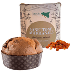 Tesori di sicilia panettone artigianale tradizionale uvetta e canditi 1kg, latta siciliana "ù ciauru di palermo" con mazzo di carte siciliano omaggio