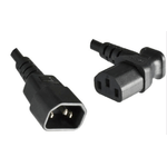 Microconnect 1.8m C13-C14 Nero 18 m Accoppiatore C13 Accoppiatore C14 (Power Cord 1.8m Extension - C13-C14 Angled Black.