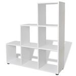 Libreria-Scalare---Scaffale-Espositore-107-cm-Bianco