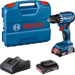 Bosch GSR 18V-45 1900 Giri/min 900 g Nero, Blu, Rosso