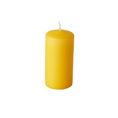 Candele-PAPSTAR-giallo-dorato