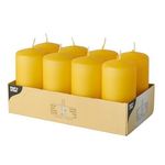 Candele-PAPSTAR-giallo-dorato