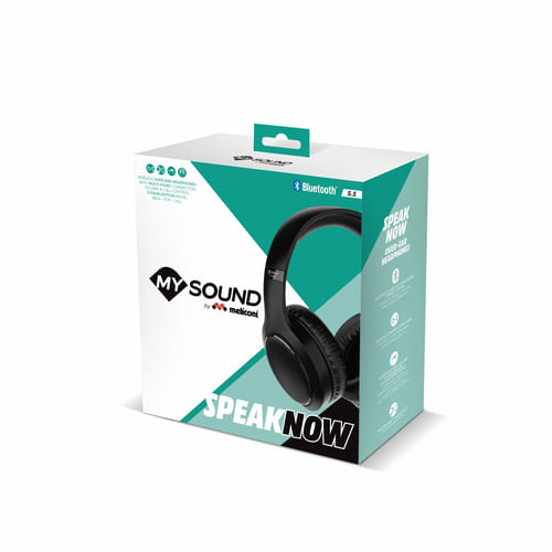 Meliconi-Speak-Now-Auricolare-Wireless-A-Padiglione-Musica-e-Chiamate-Bluetooth-Nero