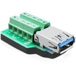 DeLOCK - Adattatore USB - USB a 9 pin tipo A (W) - Blocco di connessione a 10 pin (USB3.0) (65370)