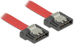 DeLOCK-FLEXI---SATA-Kabel---Serial-ATA-150-300-600---7-poliges-SATA--M----7-poliges-SATA--M----70cm---verriegelt---Rot--