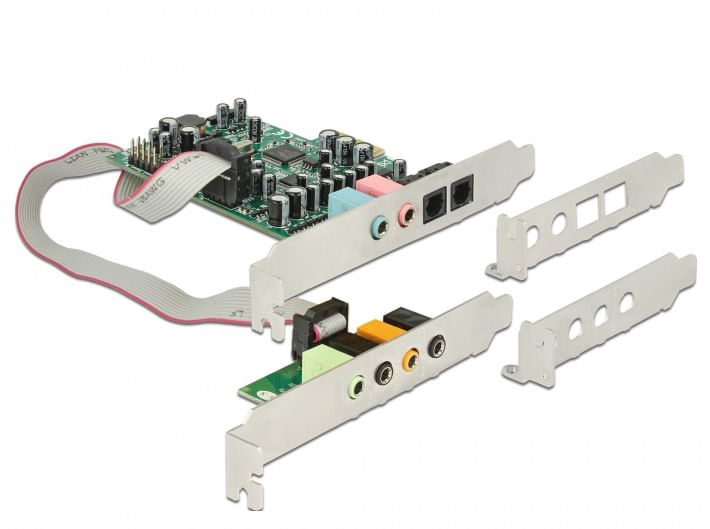 Delock-Scheda-audio-PCI-Express-7.1---24-bit---192-kHz-con-ingresso-uscita-TOSLINK