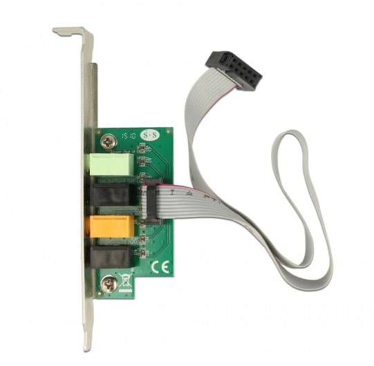 Delock-Scheda-audio-PCI-Express-7.1---24-bit---192-kHz-con-ingresso-uscita-TOSLINK