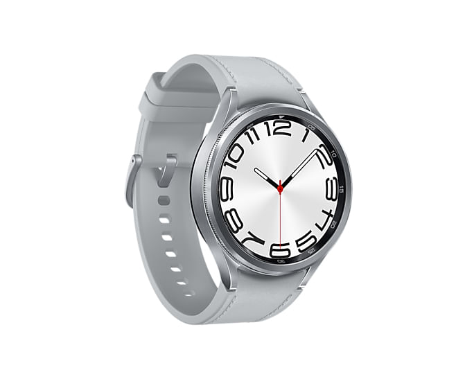 Samsung-Galaxy-Watch6-Classic-SM-R960NZSADBT-smartwatch-e-orologio-sportivo-381-cm--1.5---OLED-47-mm-Digitale-480-x-480-Pixel-Touch-screen-Argento-Wi-Fi-GPS--satellitare-
