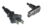 Microconnect-PE110718A-cavo-di-alimentazione-Nero-18-m-Accoppiatore-C7--Power-Cord-US---C7-Angled-1.8m---Black---H05VV-F