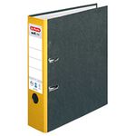 Herlitz Cartella Herlitz dorso larghezza 8 cm DIN A4 cartone giallo marmorizzato