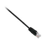 V7 Cavo Cat6 non schermato UTP nero da RJ45 maschio a RJ45 maschio 2m 6.6ft (CAT6 ETHERNET BLACK UTP 2M - RJ45 100 COPPE