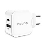 Nevox-USB-PD-Type-C--caricabatterie-QC3.0-18W-bianco