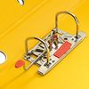 Cartella-Herlitz-dorso-larghezza-5-cm-DIN-A4-plastica-gialla