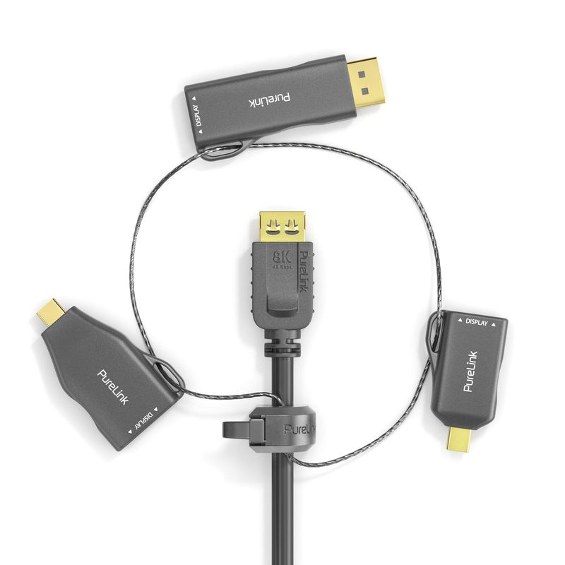 Anello-adattatore-PureLink-piccolo---3x-HDMI---miniDP-DP-USB-C--HDMI-nero