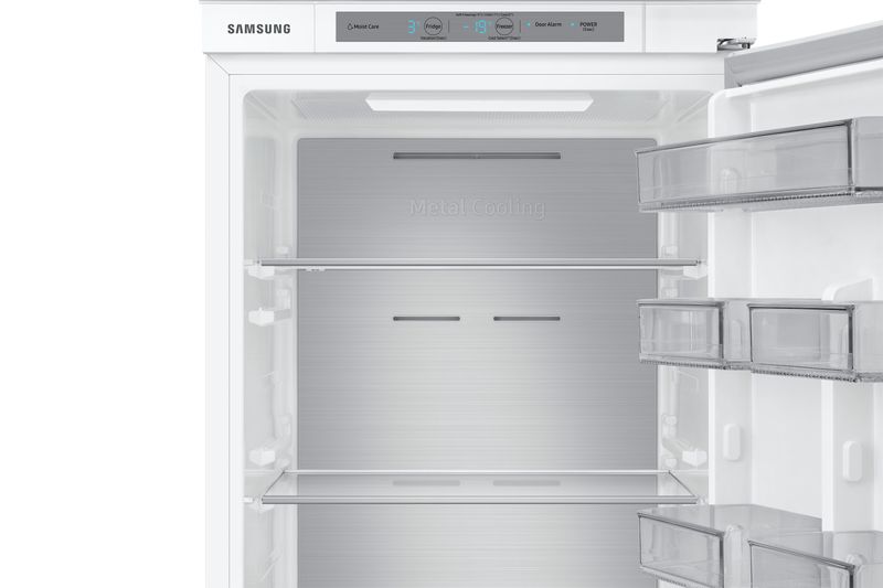 Samsung-BRB26703CWW-Frigorifero-Combinato-da-Incasso-Capacita--267-Litri-Classe-energetica-C-Total-No-Frost-All-Around-Cooling-Rivestimento-Interno-in-Acciaio-177.5-cm-Bianco