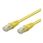 Goobay 68433 cavo di rete Giallo 0,5 m Cat6 U/UTP (UTP)