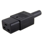 Microconnect C19PLUG cavo di alimentazione Nero Accoppiatore C19 (IEC Power Adaptor C19 Plug - C19 Socket Straight Black