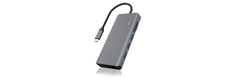 Premium-Aluminium-Gehuse-mit-zwlf-zustzlichen-Anschlssen--Datentransfer-Video-Audio-und-Power-Delivery-ber-ein-USB-Type-