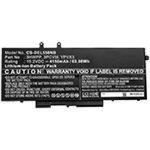 CoreParts MBXDE-BA0201 ricambio per laptop Batteria (Laptop Battery for Dell - 63.08Wh Li-ion 15.2V 4150mAh - Black 63.0