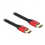 DeLOCK Cavo HDMI ad altissima velocità 48 Gbps 8K 60 Hz da rosso 0,5 m certificato